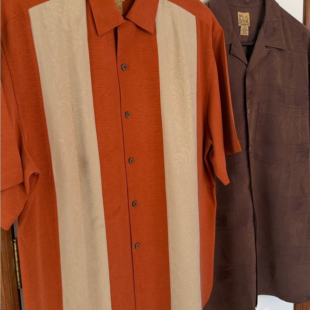 SET! Jos. A. Bank Mens Medium Tropical Vacation Shirts- Like NEW!!